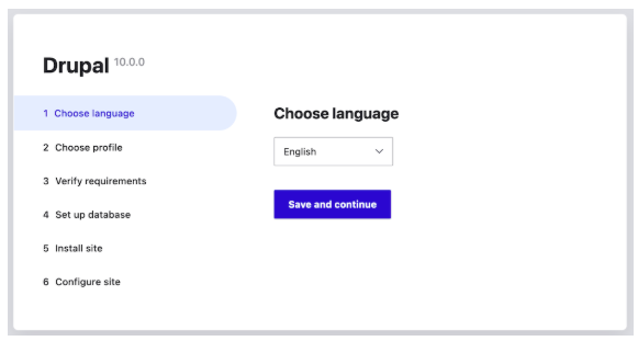 Téléchargement des fichiers de traduction Drupal
